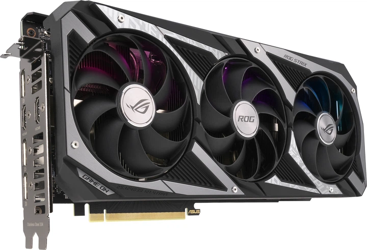 Видеокарта Asus PCI-Ex GeForce RTX 3060 ROG Strix Gaming OC V2 LHR Видеокарта Asus PCI-Ex GeForce RTX 3060 ROG Strix Gaming OC V2 LHR