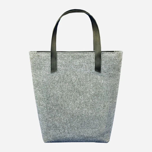 Женская кожаная сумка-шоппер BlankNote Шоппер D.D. BN-BAG-17-felt-g Графит - изображение 2