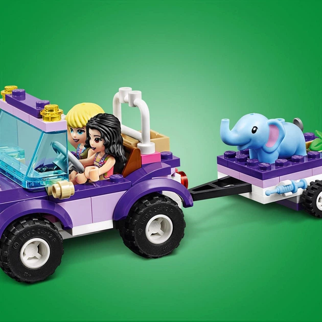 Zestaw klocków LEGO Friends Ratowanie słoniątka w dżungli 203 elementy (41421) - obraz 8