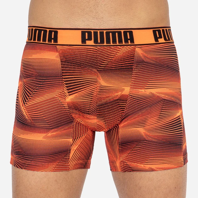 Набор трусов-боксеров мужских Puma Active Boxer Print 2P 501010001030 2 шт S Синие с черным (8718824806082) - Фото 2 Набор трусов-боксеров мужских Puma Active Boxer Print 2P 501010001030 2 шт S Синие с черным (8718824806082) - изображение 2