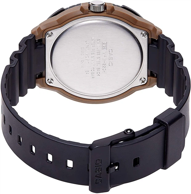 Часы мужские Casio MRW-220HCM-5BVEF, 47.7 см, черный, коричневый - изображение 3
