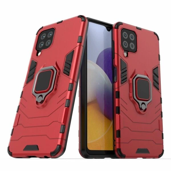 Чохол з підставкою Deexe Hybrid Case для Samsung Galaxy A22 (A225) - Red - зображення 2