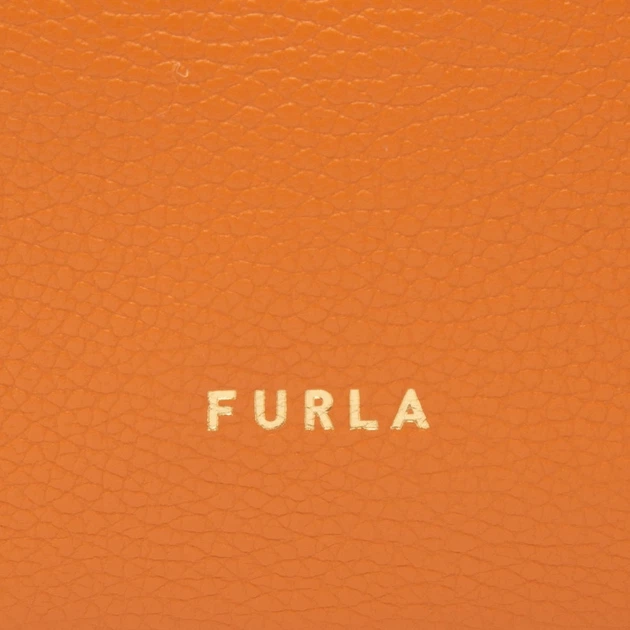 Сумка кросс-боди женская кожаная Furla Real Mini Camera Case WB00243HSF000MD000 Мандариновая (8050560885558) - Фото 3 Сумка кросс-боди женская кожаная Furla Real Mini Camera Case WB00243HSF000MD000 Мандариновая (8050560885558) - изображение 3