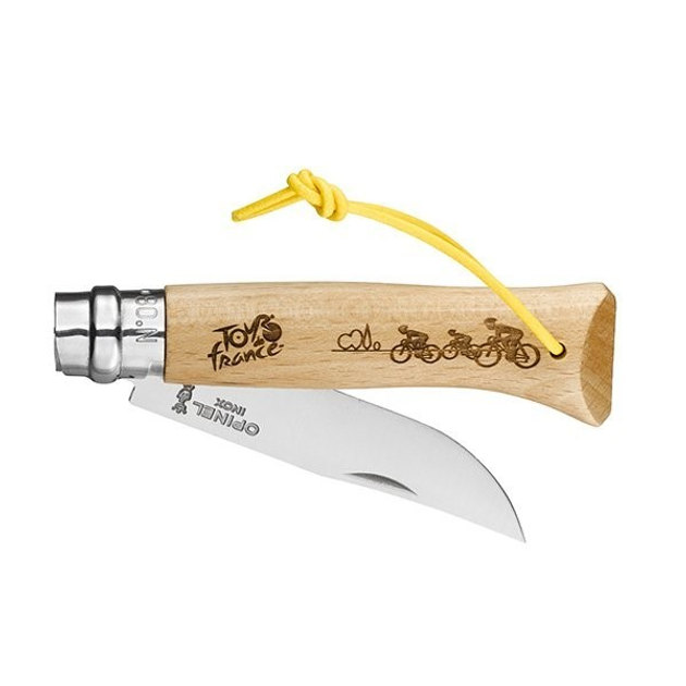 Ніж Opinel №8 VRI Tour de France 2020 Engraved - зображення 2