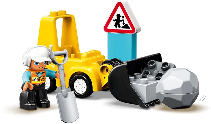 Zestaw klocków LEGO DUPLO Town Buldożer 10 elementów (10930) - obraz 11