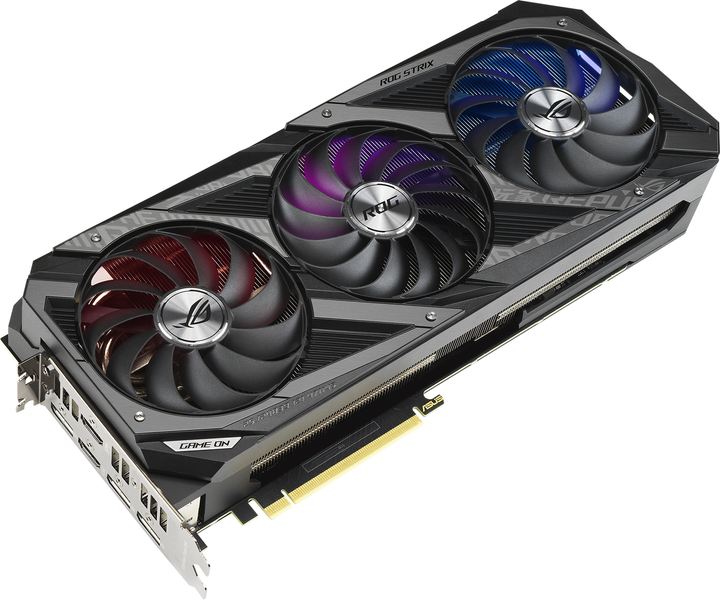 Видеокарта Asus PCI-Ex GeForce RTX 3060 Ti ROG Strix Gaming OC V2