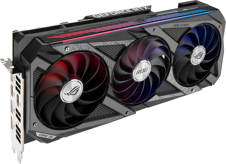 Видеокарта Asus PCI-Ex GeForce RTX 3060 Ti ROG Strix Gaming OC V2