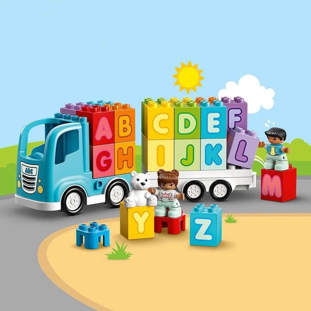Zestaw klocków LEGO DUPLO My First Ciężarówka Alfabet 36 elementów (10915) - obraz 6