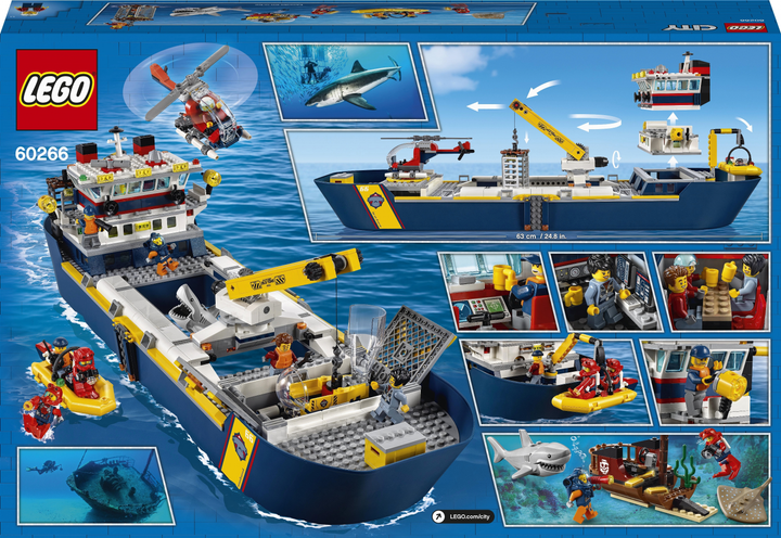 Lego city исследование морских глубин