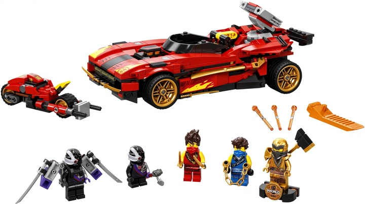 Конструктор LEGO Ninjago Преследователь ниндзя X-1599 деталей