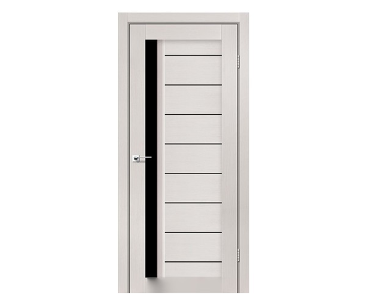 Межкомнатные двери Darumi Bordo (с черным стеклом) 2000х900 Дуб ольс dr - зображення 1