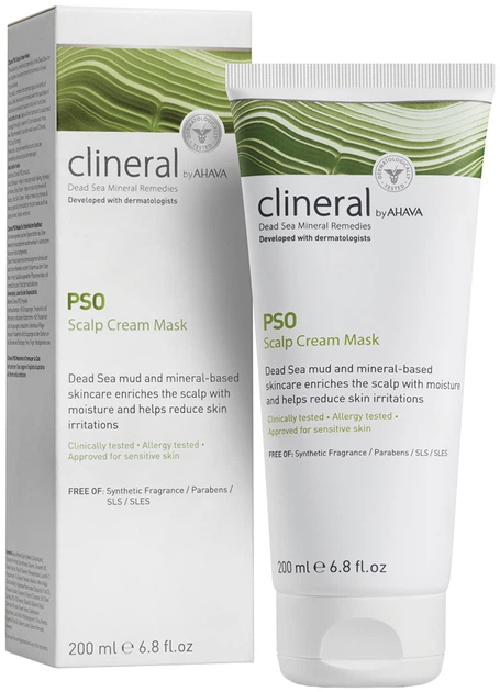 Krem-maska do skóry głowy Ahava Clineral Pso 200 ml (697045007752) - obraz 2