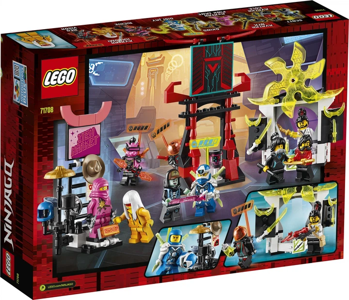 Конструктор LEGO Ninjago Киберрынок 218 деталей (71708) – игрушки