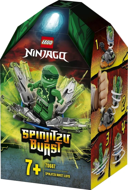 a（感謝）/4 Конструктор LEGO Ninjago Шквал Спінджицу — Ллойд 48 деталей (70687
