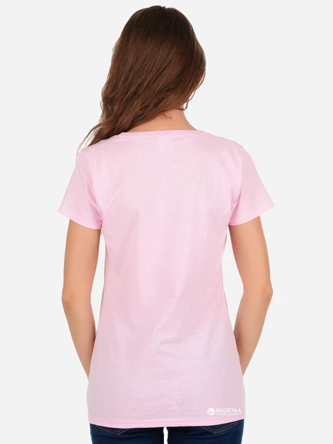 Футболка хлопковая женская Fruit of the loom Valueweight Ladies 061372052 S Светло-розовая (5000000005369) - изображение 2