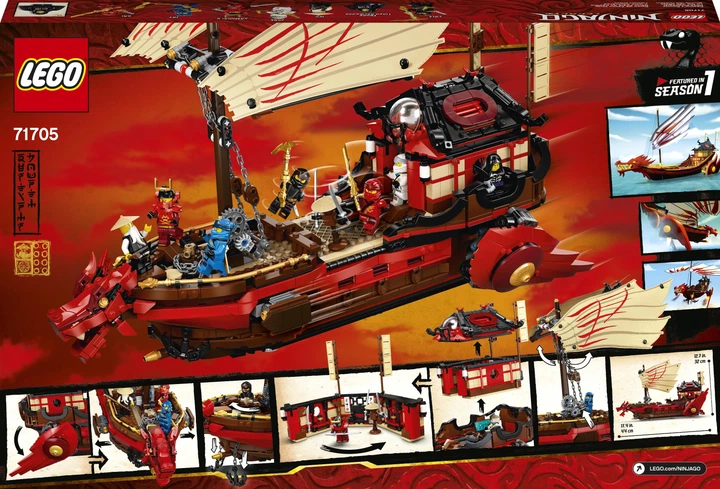 Конструктор LEGO Ninjago Летающий корабль Мастера Ву 1781 деталь (71705) - Фото 12 Конструктор LEGO Ninjago Летающий корабль Мастера Ву 1781 деталь (71705) - изображение 12