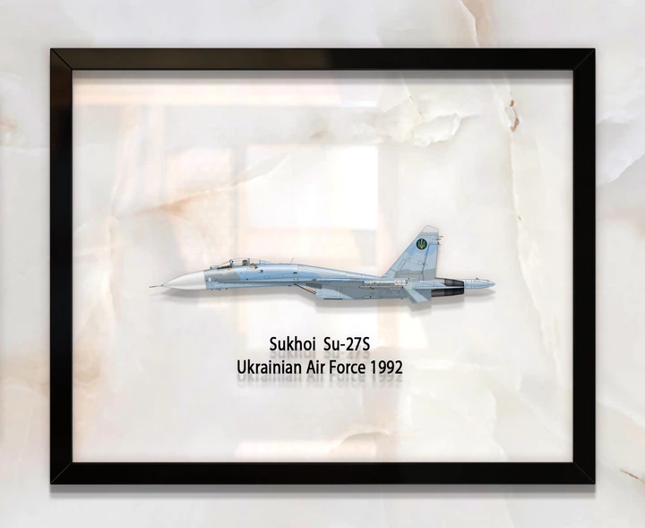 Принт на стекле Artel «Самолет Су-27С 1992 года» 61 x 46см - изображение 2