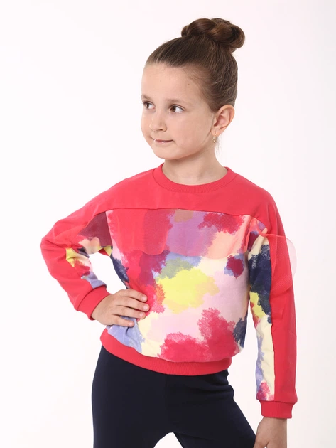 Свитшот Smil 98 Малиновый 116504 - Фото 1 Свитшот Smil 98 Малиновый 116504 - изображение 1