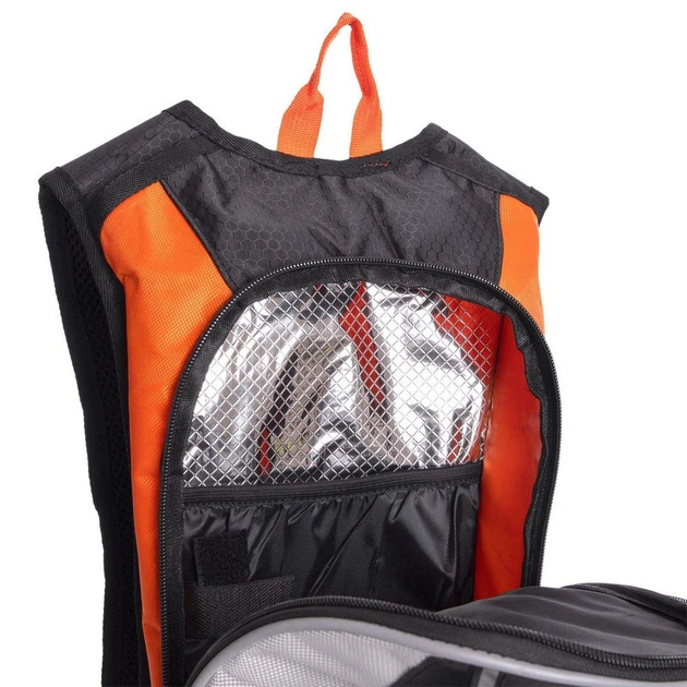Моторюкзак с питьевой системой гидратором KTM 5122-KB объем 6л White-Black-Orange - Фото 5 Моторюкзак с питьевой системой гидратором KTM 5122-KB объем 6л White-Black-Orange - изображение 5