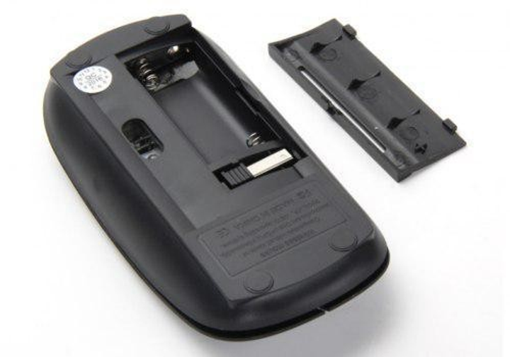Мышь компьютерная беспроводная оптическая в стиле Apple Magic Mouse черная - изображение 4