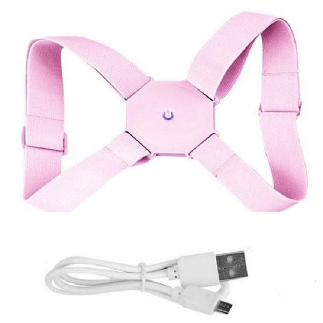 Корсет для спины Nuoyi miao Smart Senssor Corrector для взрослых и детей розовый - зображення 1