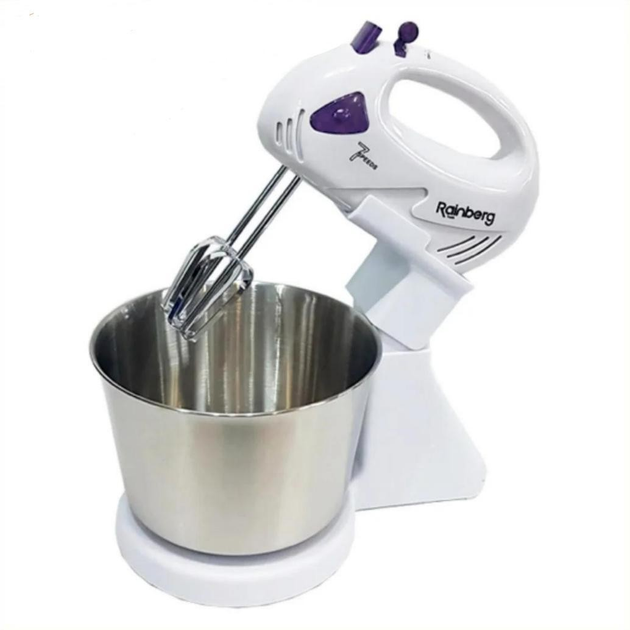 Ручной миксер Rainberg RB 1006 500 Вт с металлической чашей 2 л ...