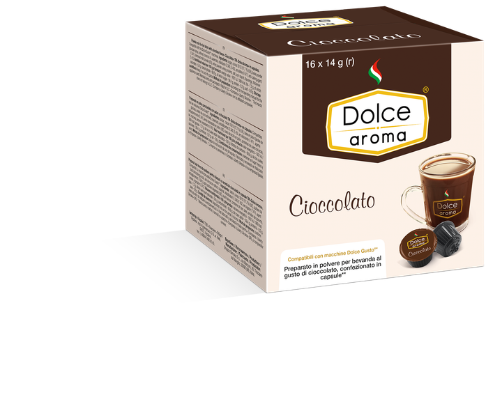 Капсула Dolce Aroma Cioccolato для системы Dolce Gusto 14 г х 16 шт (4820093485197) - изображение 2