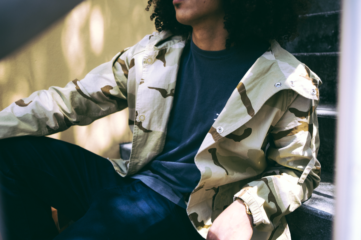 Куртка плащ Stussy Light Ripstop Hooded Jacket Размер М Камуфляж с бежевым - Фото 8 Куртка плащ Stussy Light Ripstop Hooded Jacket Размер М Камуфляж с бежевым - изображение 8