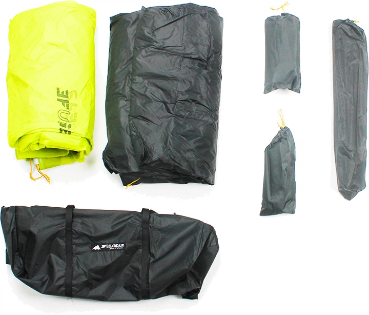 Палатка трехместная 3F UL GEAR QingKong 3 15D 3 season Зеленая (315D3S) - изображение 15