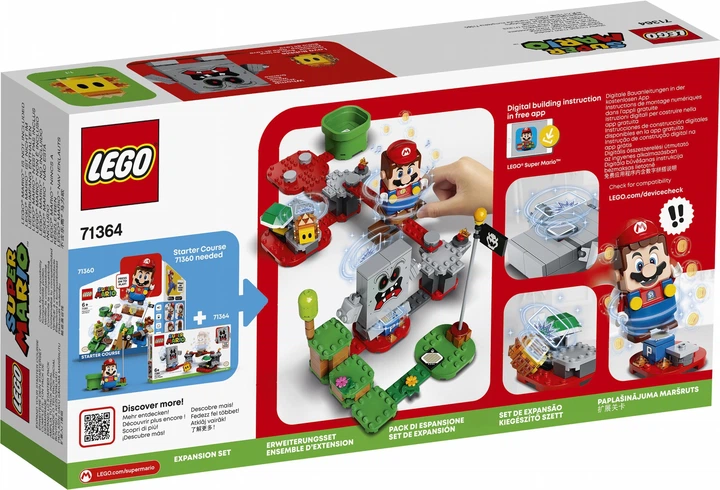 Zestaw klocków LEGO Super Mario Tarapaty w forcie Whompa zestaw rozszerzający 133 elementy (71364) - obraz 17