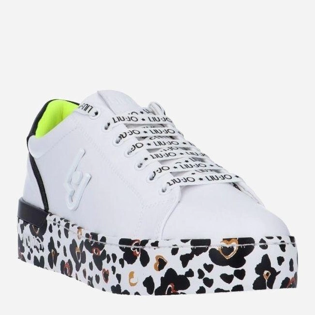 Кеды Liu Jo Silvia 01 Sneaker BA0001EX014S1005 39 Белые с черным (800070117081) 