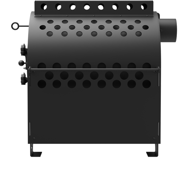 Печь на дровах серии BARREL 1510 тип 01 d 120мм 9 кВт (6C0003) - изображение 5