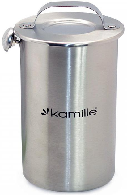 Ветчинница Kamille 1.5 л Ø12 х 20 см из нержавеющей стали с термометром ...