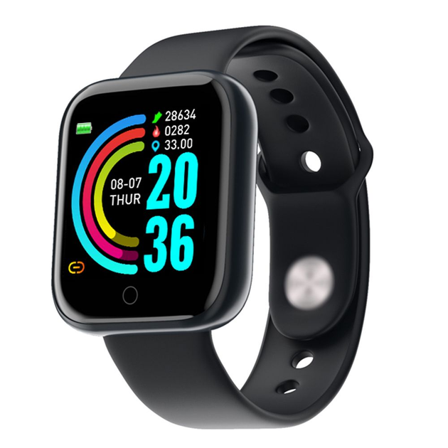 Смарт годинник Smart watch SWY68S розумний браслет з функціями фітнес трекера, вологозахистом, пульсометром та крокоміром Чорний - Фото 2 Смарт годинник Smart watch SWY68S розумний браслет з функціями фітнес трекера, вологозахистом, пульсометром та крокоміром Чорний - зображення 2