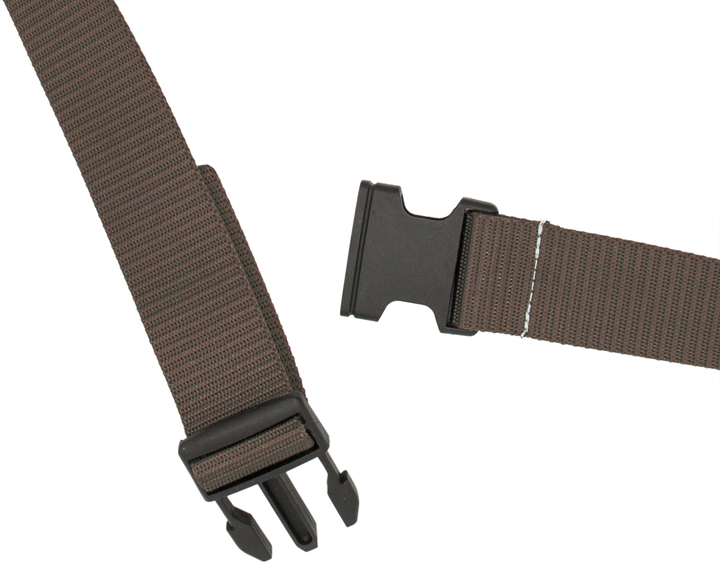 Мужской тактический ремень NA 4 см для джинсов темно-коричневый 120 см (NA115662) - изображение 2
