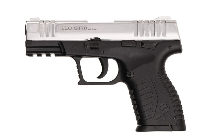1003408 Пистолет сигнальный Carrera Arms Leo GT70 Shiny Chrome - изображение 1