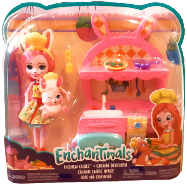 Кукла Энчантималс Игровой набор Кухня Кролика Бри (Enchantimals Kitchen ...