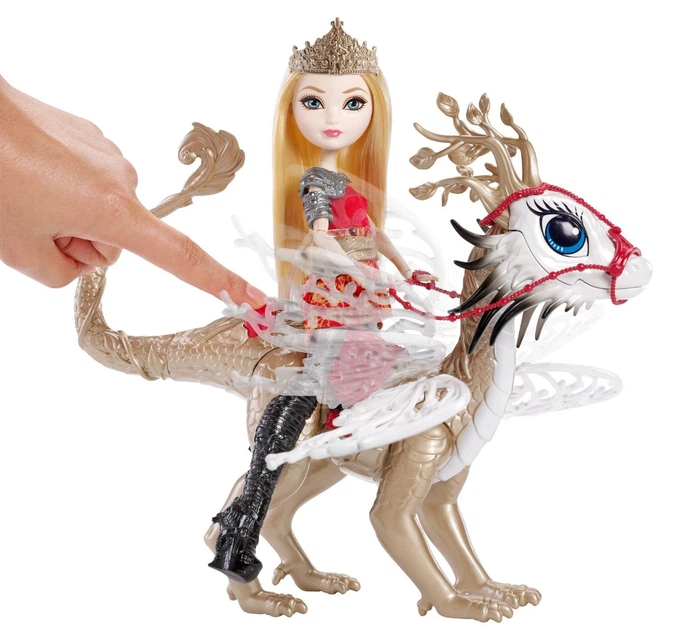 Кукла Эвер Афтер Хай Эппл Вайт и дракон Брэбёрн Игры драконов (Ever After High Apple White Doll & Braebyrn Dragon Games) - изображение 6