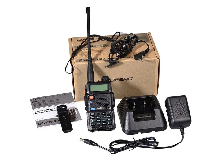 Рация, радиостанция Baofeng UV-5R + усиленная антенна NA-771+гарнитура - изображение 7