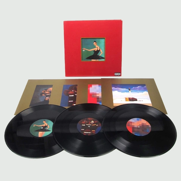 KANYE WEST CDセット Вінілова платівка Kanye West - My Beautiful Dark Twisted Fantasy