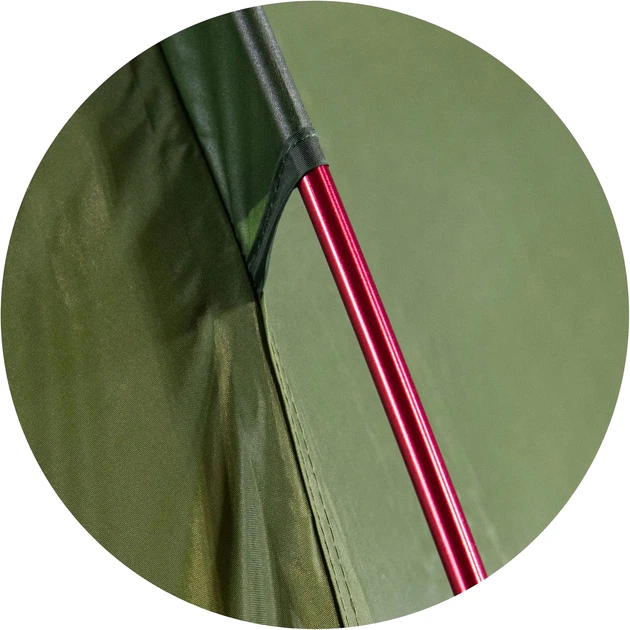 Namiot High Peak Woodpecker 3 LW Pesto/Red (4001690101950) - obraz 5
