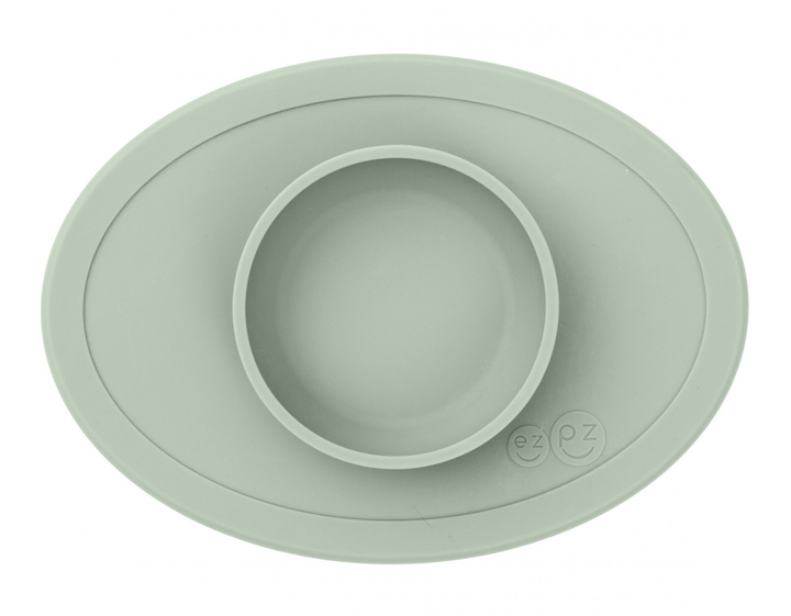 Тарілка-килимок EZPZ Tiny bowl Оливкова - зображення 1