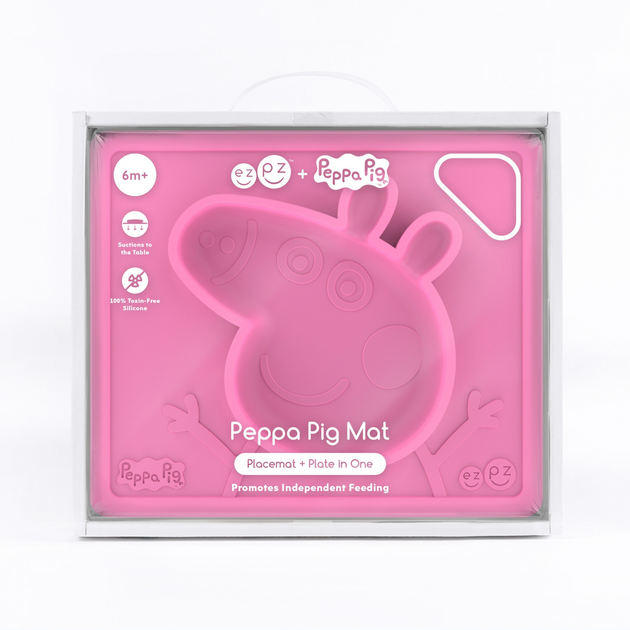 Тарілка-килимок EZPZ Peppa Pig Mat рожева - зображення 2