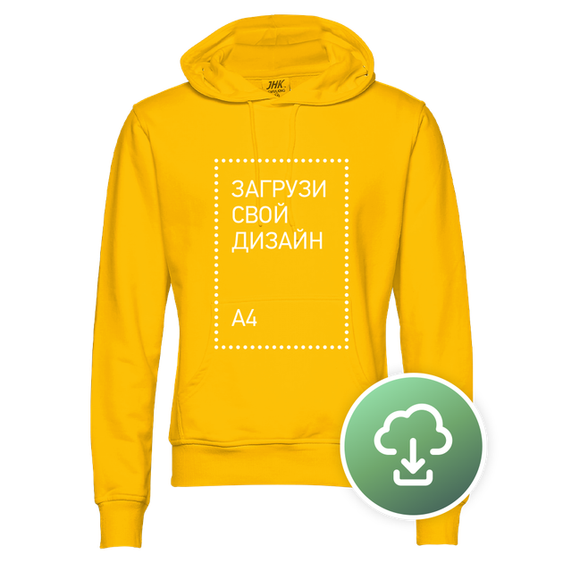 Худи Unisex, XS, Цветной, с печатью A4 вертикаль - Фото 8 Худи Unisex, XS, Цветной, с печатью A4 вертикаль - изображение 8