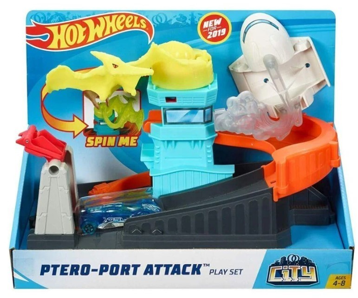 Игровой набор Трек "Атака Птеродактиля" - Hot Wheels Ptero Port Attack - изображение 2