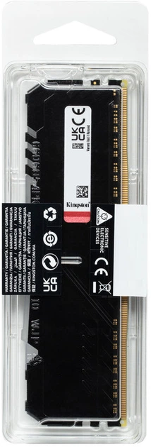 Оперативна пам'ять Kingston Fury DDR4-3200 16384 MB PC4-25600 Beast RGB Black (KF432C16BBA/16) - зображення 6