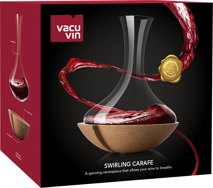 Декантер для вина Vacu Vin Swiring Carafe 750 мл (76010602) - Фото 4 Декантер для вина Vacu Vin Swiring Carafe 750 мл (76010602) - изображение 4