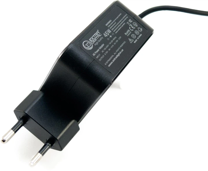 Блок питания ExtraDigital High Quolity для ноутбуков Type-C 45W (PSU3857) - изображение 2