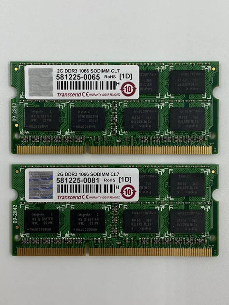 Оперативная память для ноутбука Transcend SODIMM DDR3 4Gb (2*2Gb ...