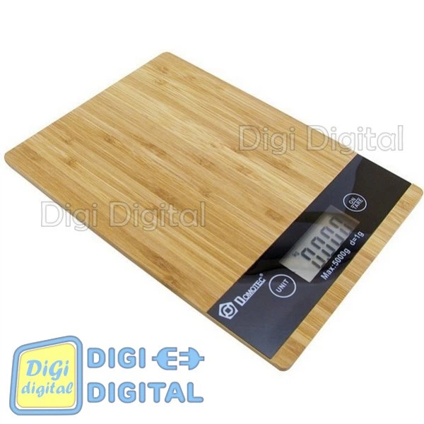 Кухонные весы бамбуковые Domotec MS-A до 5 кг wood электронные деревянные - изображение 2
